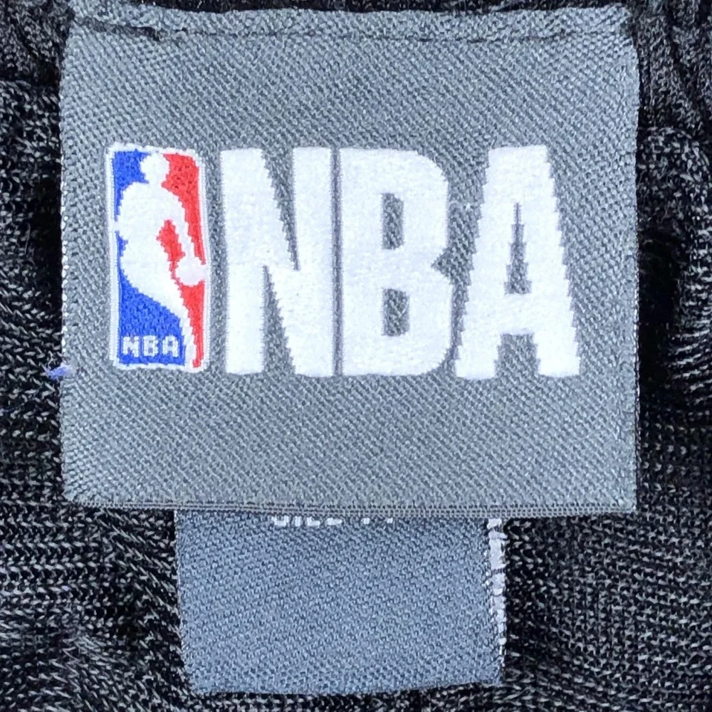 NBA Basketball Shorts Mens‎ Medium Black Red Mesh Training Gym Logo Performance